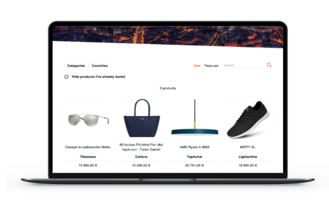 Visuel marketplace produit