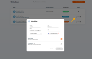 Comment gérer les accès d’utilisateurs d’un compte 3