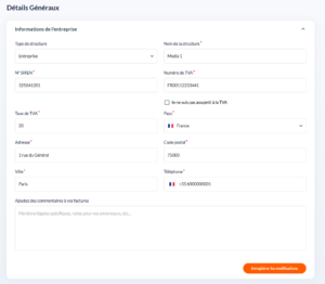 Comment renseigner ses coordonnées de paiements 2