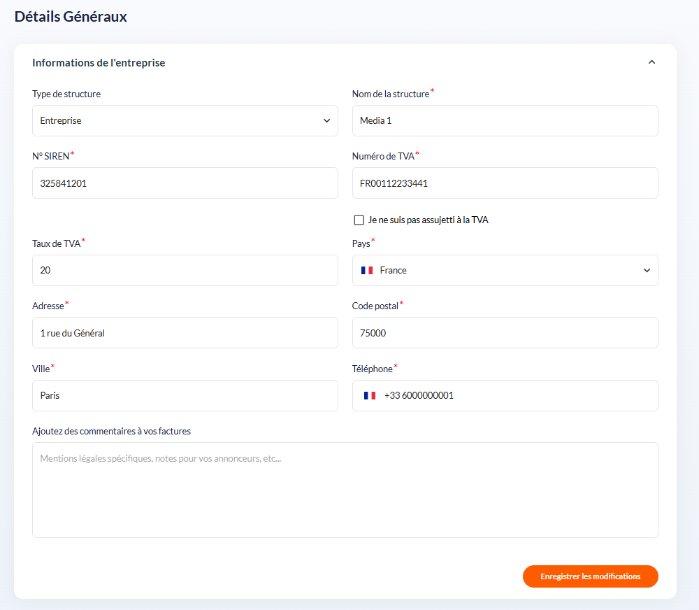 Comment renseigner ses coordonnées de paiements 2