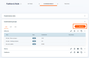 How to create publisher groups 2 Affilae