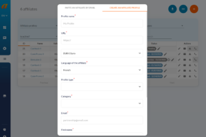 Add a publisher easily to the program Affilae 4