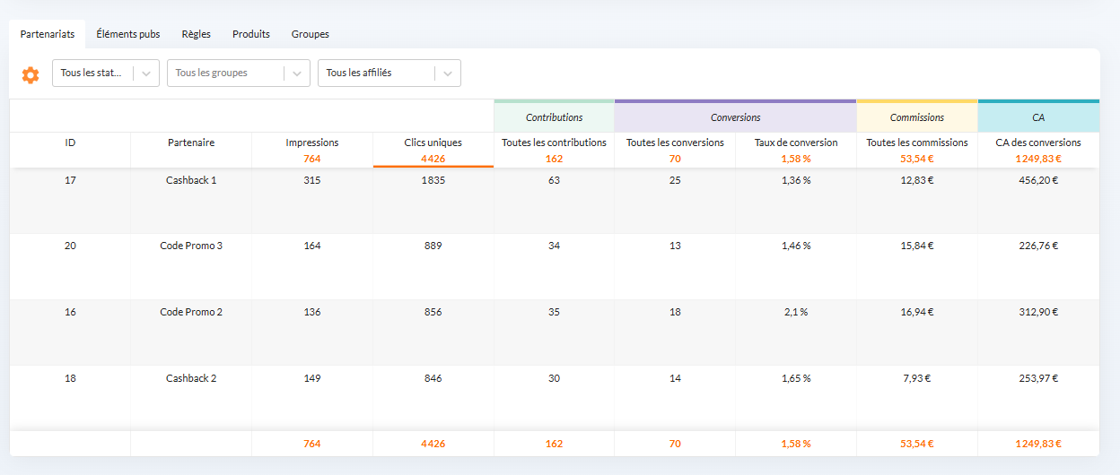 Reporting explications et fonctionnement 4