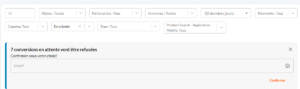 Valider en masse les conversions de votre programme Affilae 3