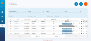 Add a publisher easily to the program Affilae 2