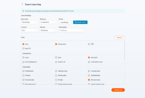 Reporting Explanation and Functionality Affilae 4