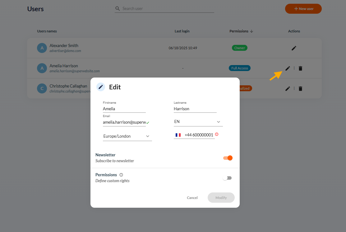 How to Manage Account Users 3