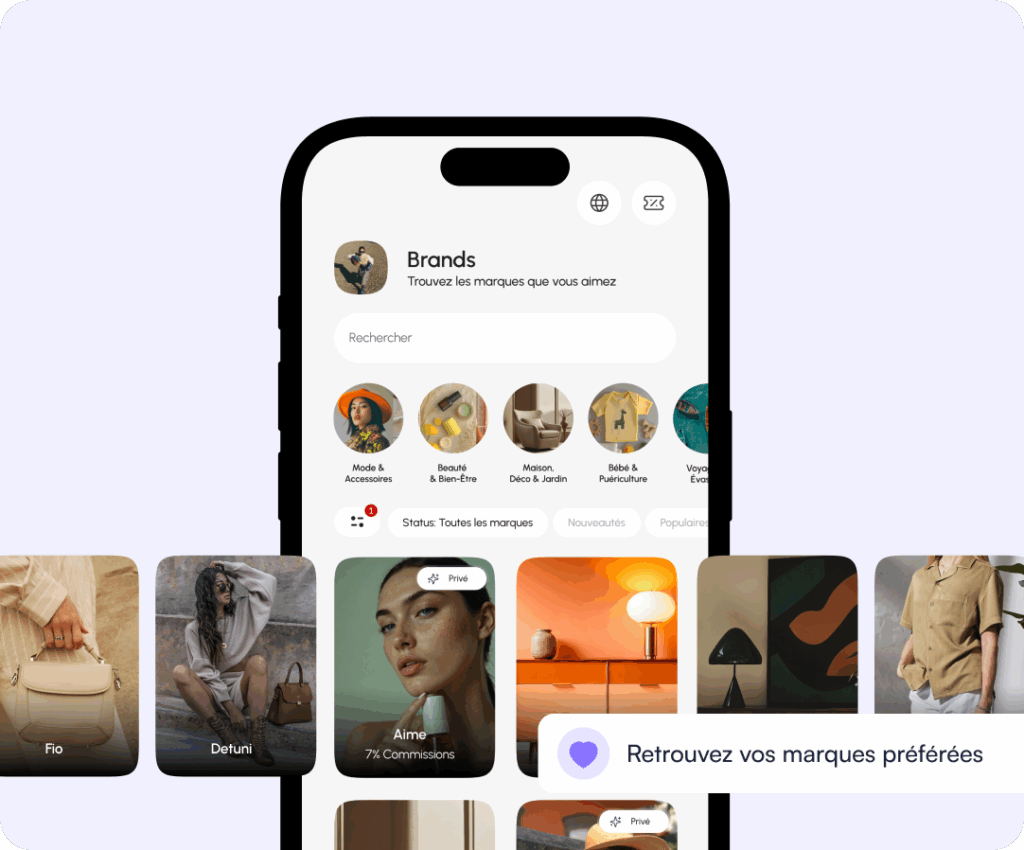 affilae sélection produits
